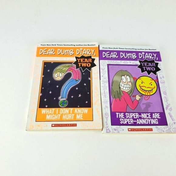 Lot of 4 DEAR DUMB DIARY Series Kids Chapter Books - Picture 4 of 5